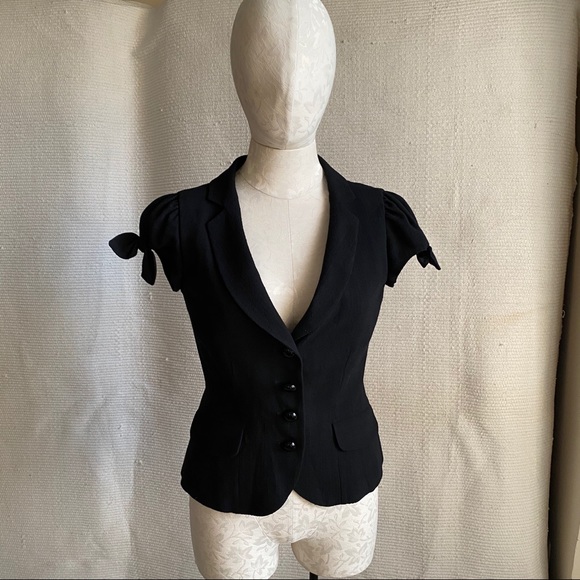 Moschino M Retro Pinup Short Sleeved Blazer Jacket - Picture 3 of 8